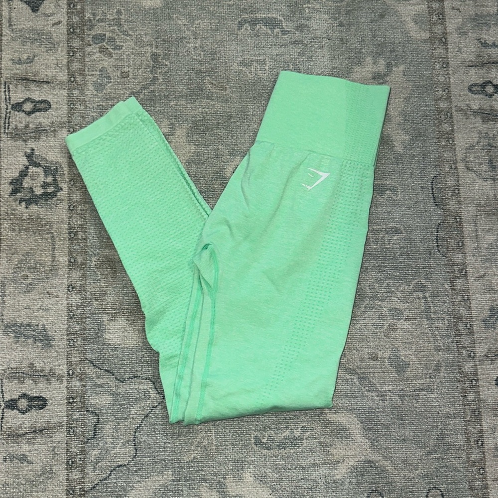 Gymshark seamless leggings // Bright Green